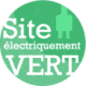 Le cercle vert avec le texte « Site électriquement VERT », accompagné d'une icône de prise, reflète l'engagement de notre studio en faveur d'une création durable. Parfait pour les sites WordPress visant à la fois l'innovation et la conscience écologique. Limbus Studio