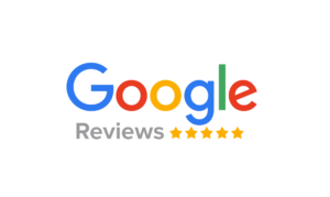 Logo Studio Google Reviews avec cinq étoiles jaunes en dessous, illustrant un engagement de conception envers l'excellence. Limbus Studio