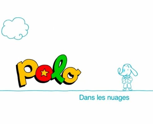 Polo dans les nuages - Clipart