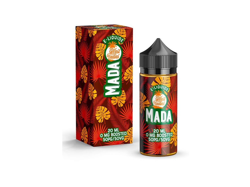 Le flacon et le coffret e-liquide Mada présentent un motif de feuille tropicale rouge et orange vibrant, fruit d'une création exceptionnelle de designers talentueux. Ce flacon sans nicotine de 20 ml incarne la créativité et l'innovation dans chaque détail. Limbus Studio