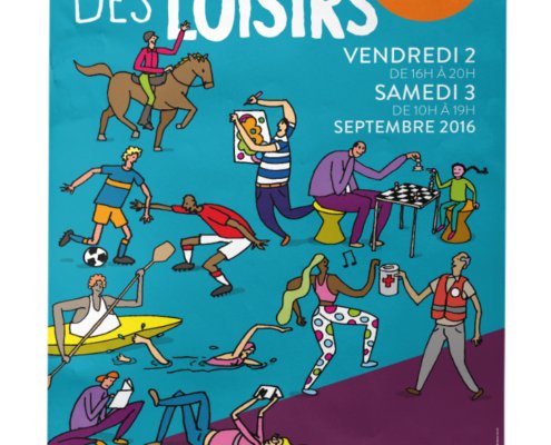 Forum des loisirs | Visuel de campagne - Affiche