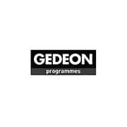 Logo noir et blanc avec le texte « Programmes GEDEON ». Limbus Studio